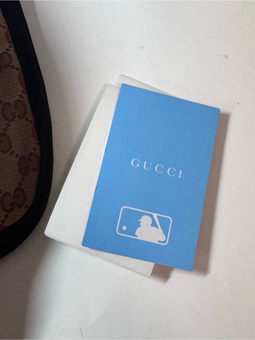 GUCCI LA GG MLB Dodgers LOGO CANVAS Slippers Size 9 US 7.5 UK Bag Box Packaging